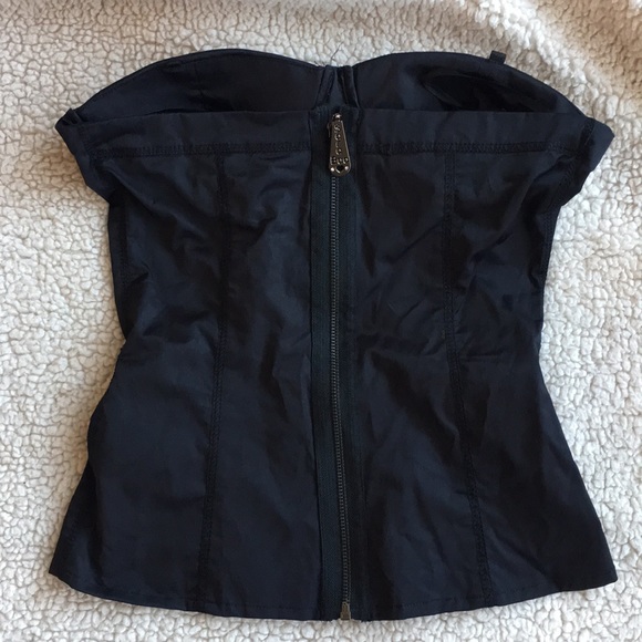 SARA BOO Black Corset Top - Picture 2 of 3